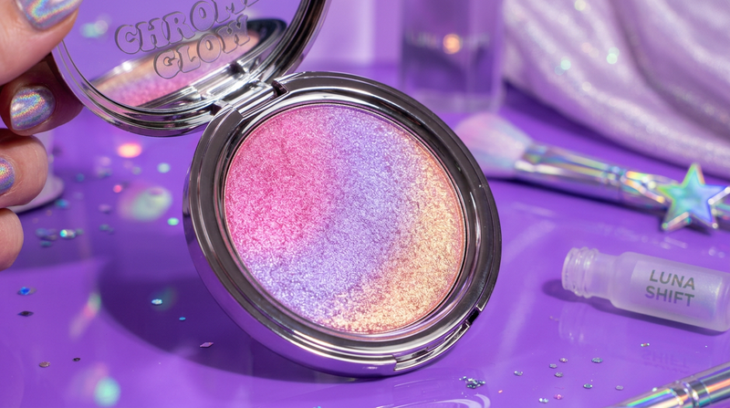 Multichrome Highlighter Color Shift - Lavender to Gold