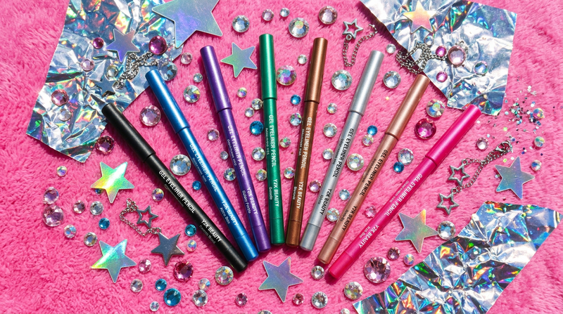 Y2K Chromatic Gel Eyeliner - Flat Lay Rhinestones