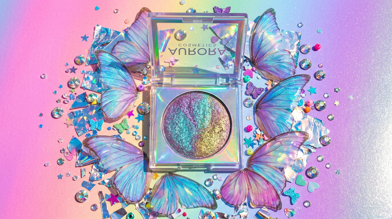 Color-Shift Multichrome Highlighter - Flat Lay