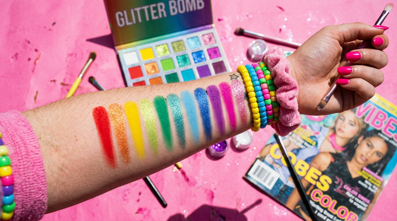 Grand Artist Eyeshadow Palette - Rainbow swatches Y2K