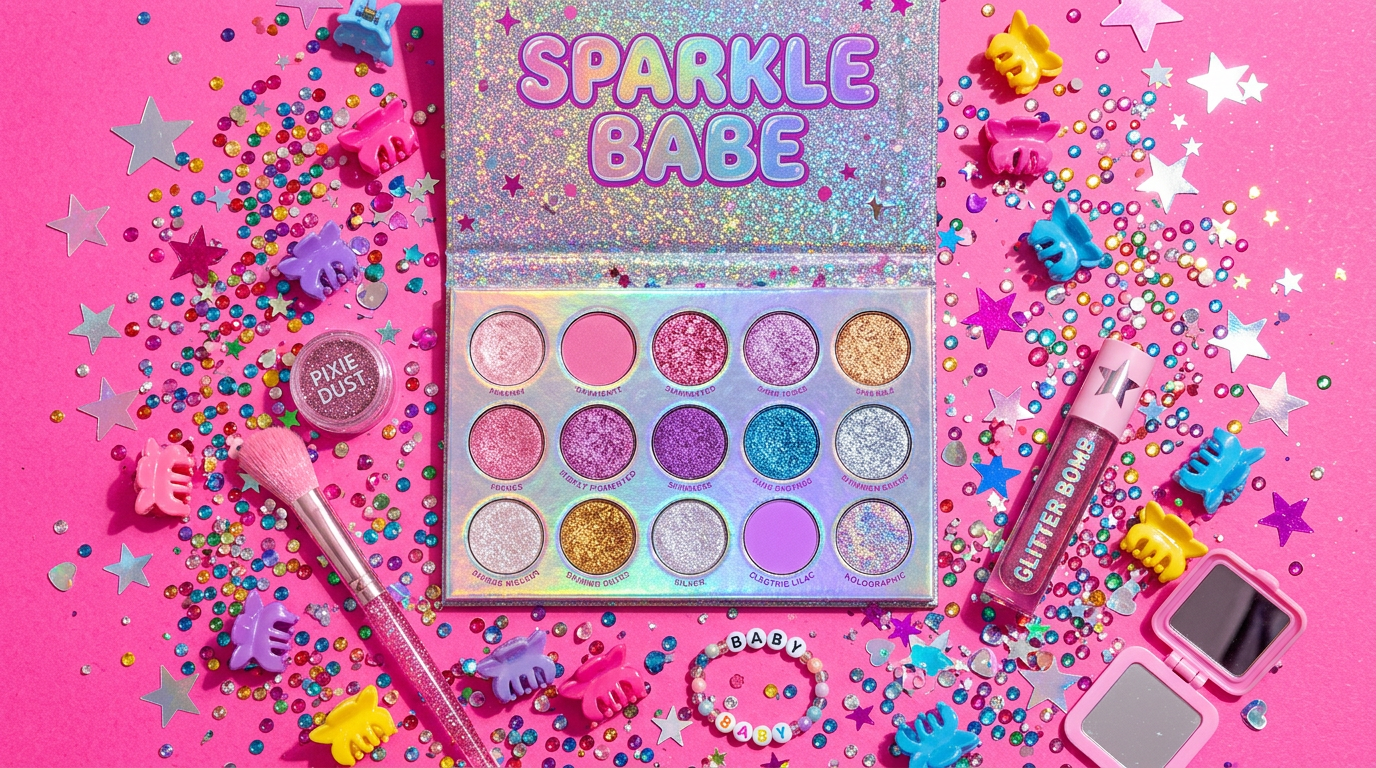 Grand Artist Palette - Y2K Atmosphere Rhinestones Holographic