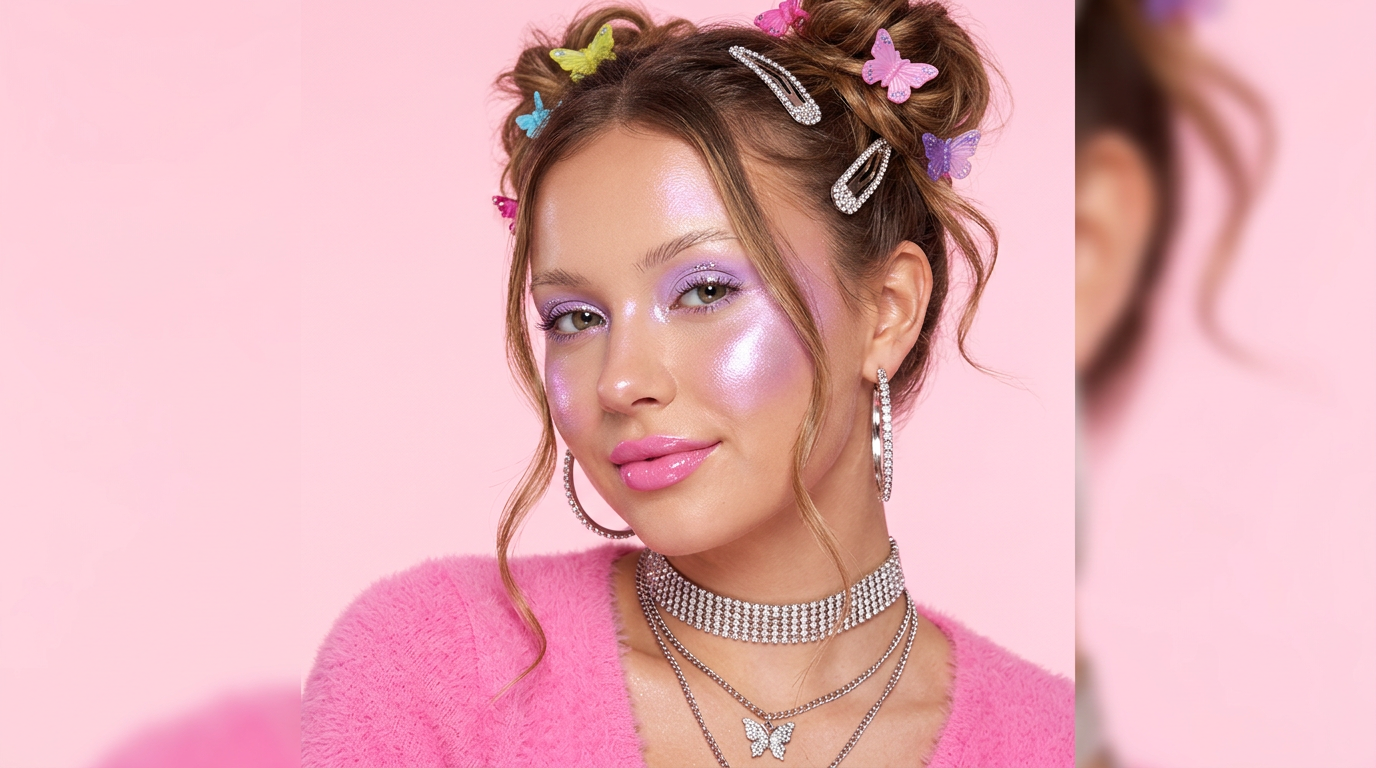 Space Glow Highlighter - Model Blinding Cheekbone Glow