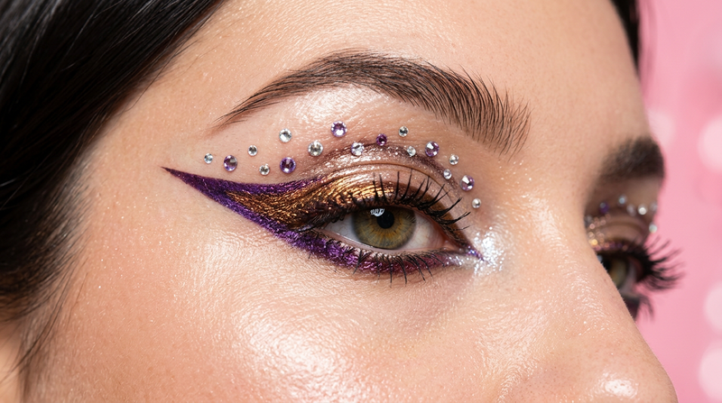 Y2K Chromatic Gel Eyeliner - Dramatic Eye Editorial