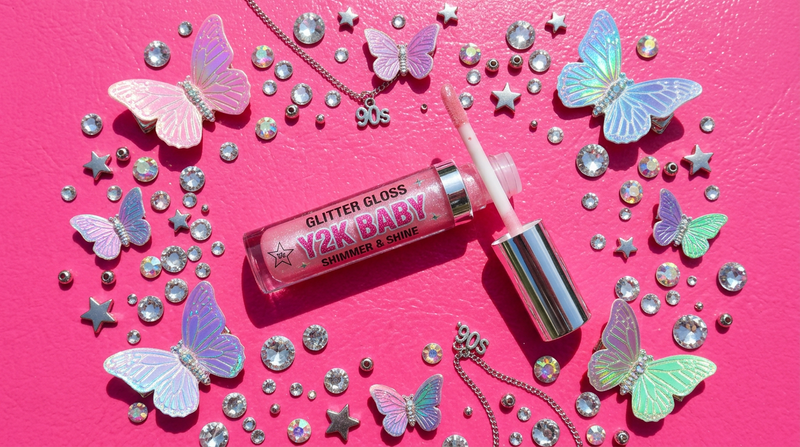 Glass Glow Lip Glaze - Y2K Flat Lay