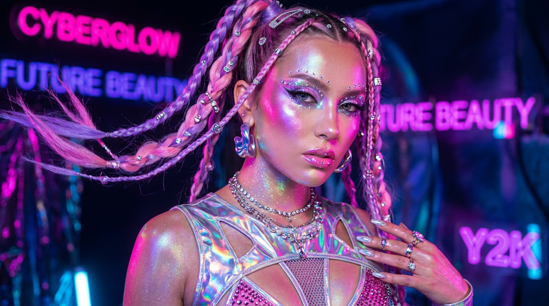 Color-Shift Multichrome Highlighter - Lifestyle Shot