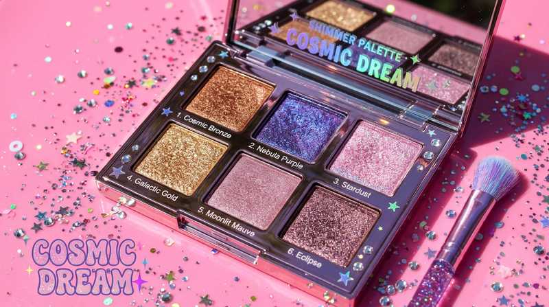 Y2K Prism Palette - Cosmic Bronze Purple Shimmer