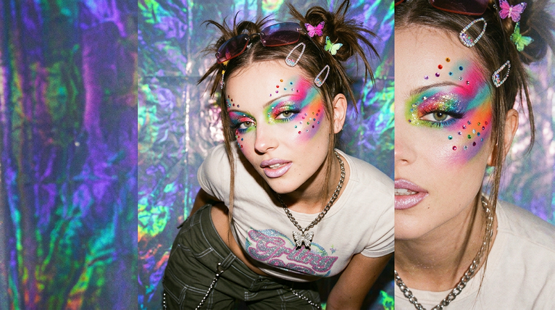 Grand Artist Eyeshadow Palette - Y2K editorial makeup