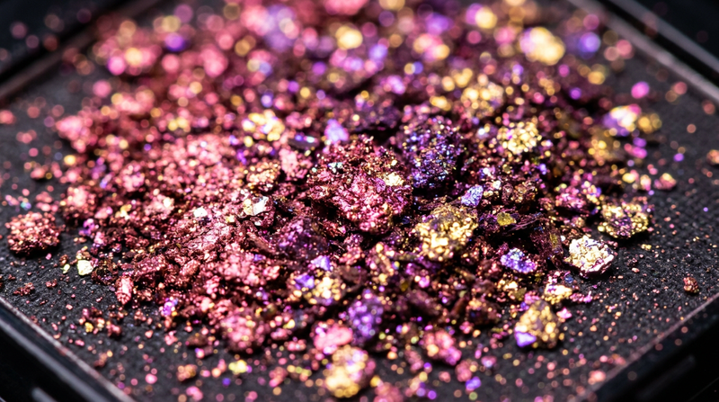 Color-Shift Multichrome Highlighter - Texture Shot